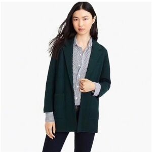 J. Crew Dark Green Sweater Cardigan